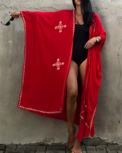 Load image into Gallery viewer, Bali Kimono Red

