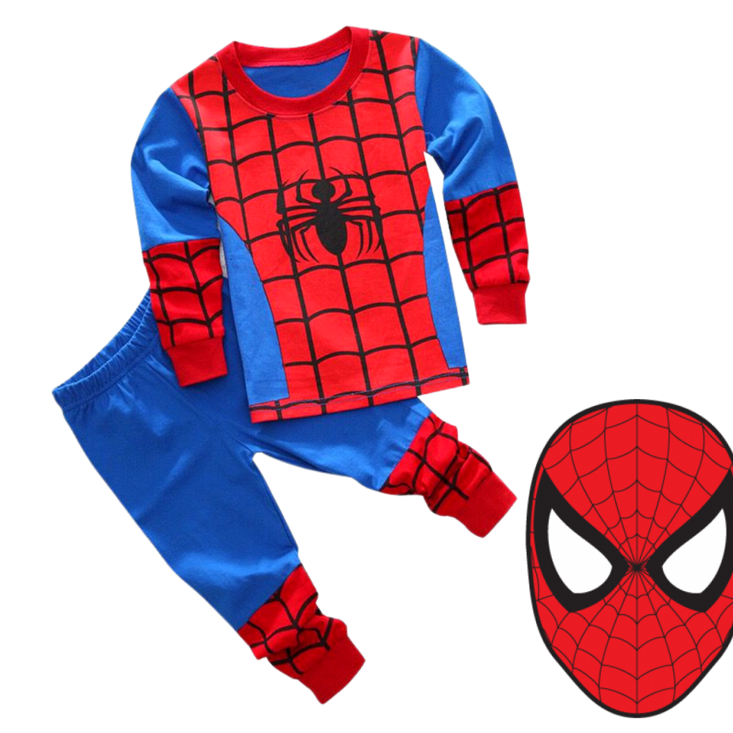 Spiderman blá náttföt
