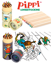 Load image into Gallery viewer, Lína Langsokkur Mini Trélitir
