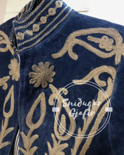 Load image into Gallery viewer, Arvin Velvet Jakki Blue Jay
