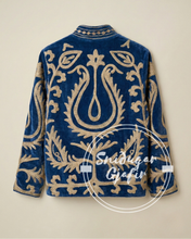 Load image into Gallery viewer, Arvin Velvet Jakki Blue Jay
