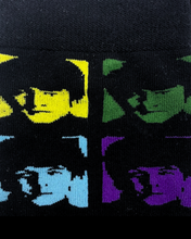 Load image into Gallery viewer, Bítlarnir Sokkar Faces Neon
