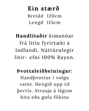 Load image into Gallery viewer, Handlitaður Kimono
