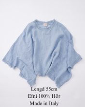 Load image into Gallery viewer, Romera Hör Poncho Toppur 5 Litir
