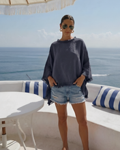 Load image into Gallery viewer, Romera Hör Poncho Toppur 5 Litir
