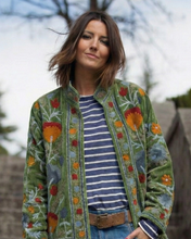 Load image into Gallery viewer, Meliana Velvet Jakki Moss
