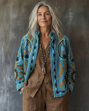 Load image into Gallery viewer, Meliana Velvet Jakki Sky Blue
