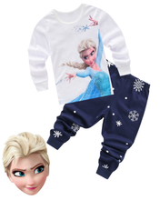 Load image into Gallery viewer, Frozen Elsa snow Náttföt

