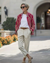 Load image into Gallery viewer, Arvin Velvet Jakki Dark Pink
