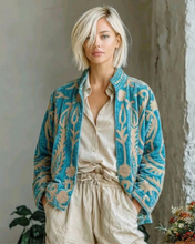 Load image into Gallery viewer, Arvin Velvet Jakki Sky
