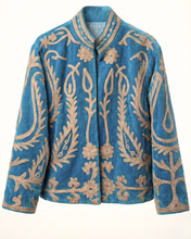 Load image into Gallery viewer, Arvin Velvet Jakki Sky
