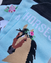 Load image into Gallery viewer, Loves Horses Sokkar  Stærð 38-41
