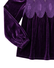 Load image into Gallery viewer, Naomi Velvet Toppur Purple
