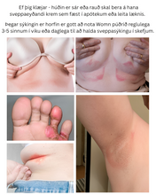 Load image into Gallery viewer, WOMN Líkamspúður fyrir viðkvæma staði
