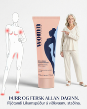 Load image into Gallery viewer, WOMN Fljótandi Líkamspúður fyrir viðkvæma staði
