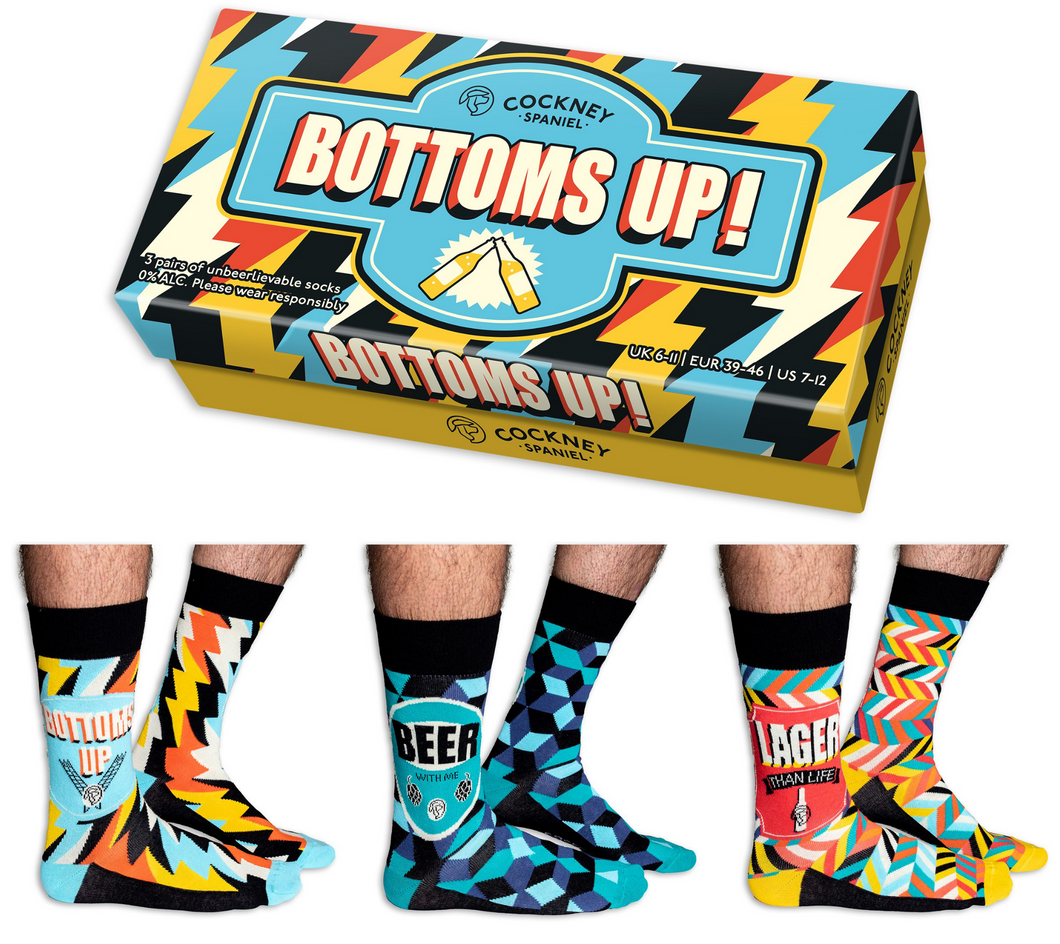 Bottoms Up 'Skál' Sokkar St 39-46
