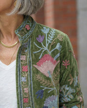 Load image into Gallery viewer, Meliana Velvet Jakki Moss
