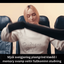 Load image into Gallery viewer, Ferðapúðinn-Trefillinn memory foam Engu líkur.
