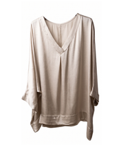 Load image into Gallery viewer, Brooke Satin Toppur Beige
