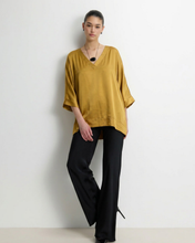 Load image into Gallery viewer, Brooke Satin Toppur Mustard

