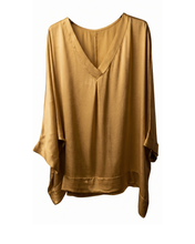 Load image into Gallery viewer, Brooke Satin Toppur Mustard
