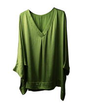 Load image into Gallery viewer, Brooke Satin Toppur Moss Green
