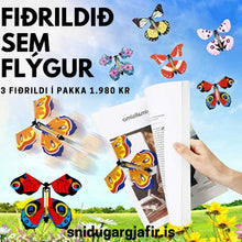 Load image into Gallery viewer, Fljúgandi Fiðrildið

