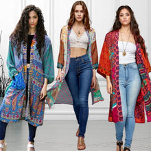 Load image into Gallery viewer, Silk Saree Kimono &quot;Vintage&quot;
