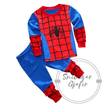 Load image into Gallery viewer, Spiderman blá náttföt Áfylling væntanleg 12 Des

