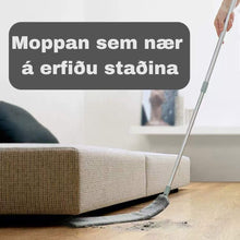 Load image into Gallery viewer, Moppan sem nær á erfiðu staðina. 3 Tuskuhausar fylgja VÆNTANLEGT í lok vikunar
