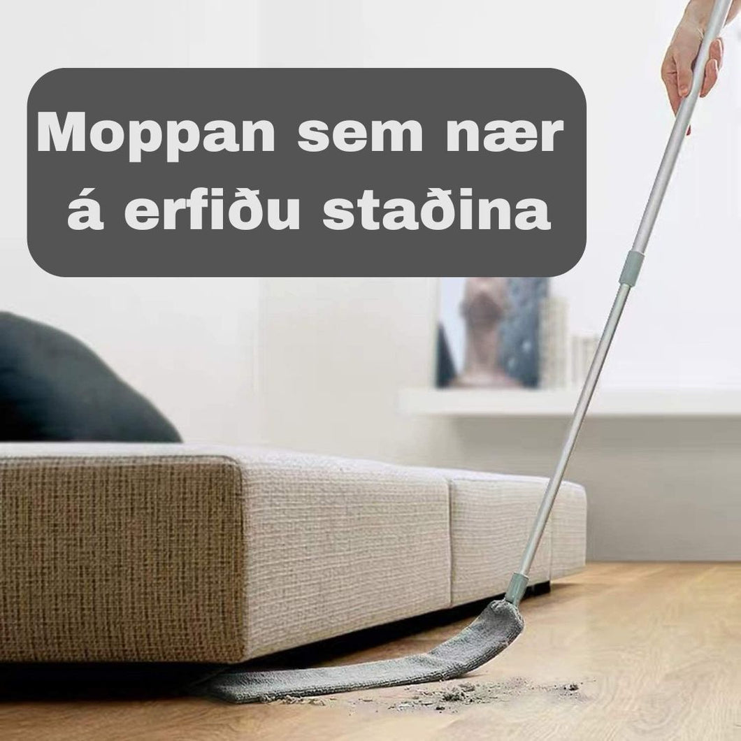 Moppan sem nær á erfiðu staðina. 3 Tuskuhausar fylgja VÆNTANLEGT í lok vikunar