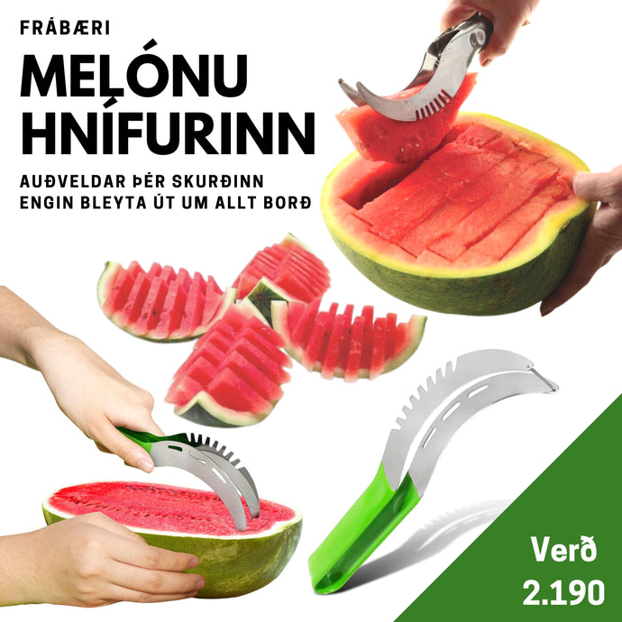 Mélóna - Hnífur - skeri - melónu 