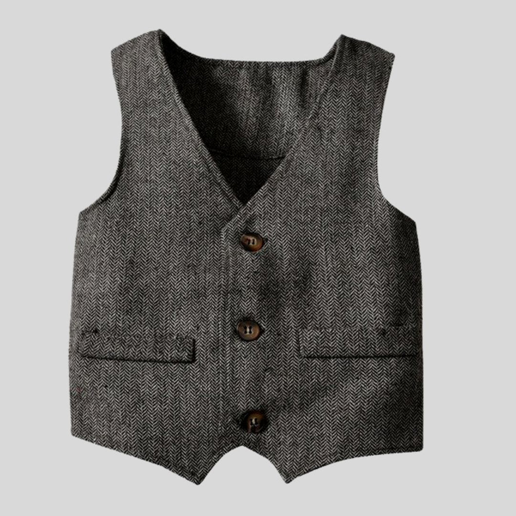 Herralegt tweed vesti