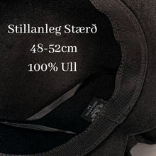 Load image into Gallery viewer, Sætur Stelpu Hattur svartur eða rauður
