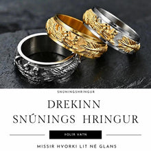 Load image into Gallery viewer, Drekinn Snúningshringur
