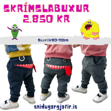 Load image into Gallery viewer, Skrímslabuxur tveir litir
